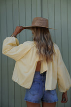 Blouse Dos Nu Lorena - Jaune