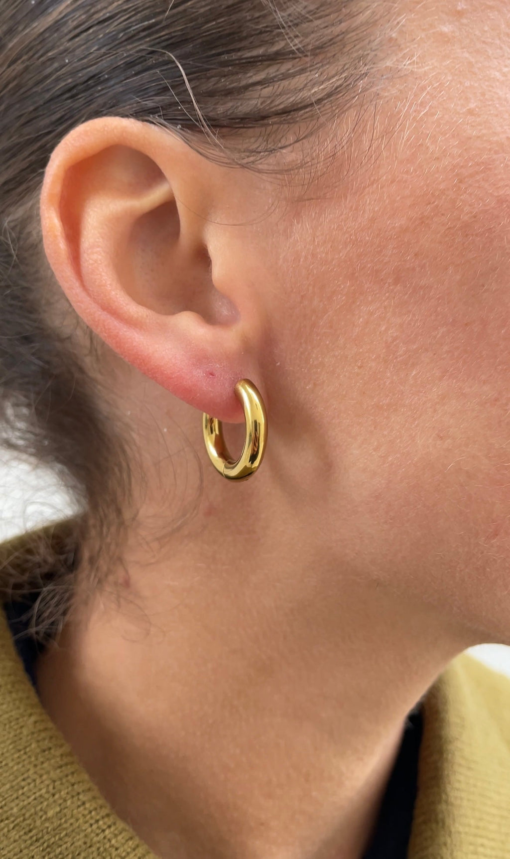 Boucles D'Oreilles Round Chain