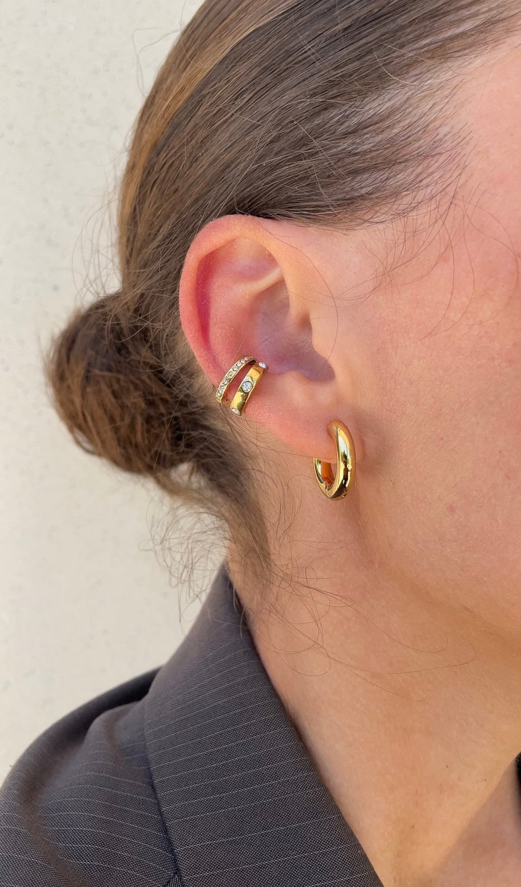 Earcuff Double Gems