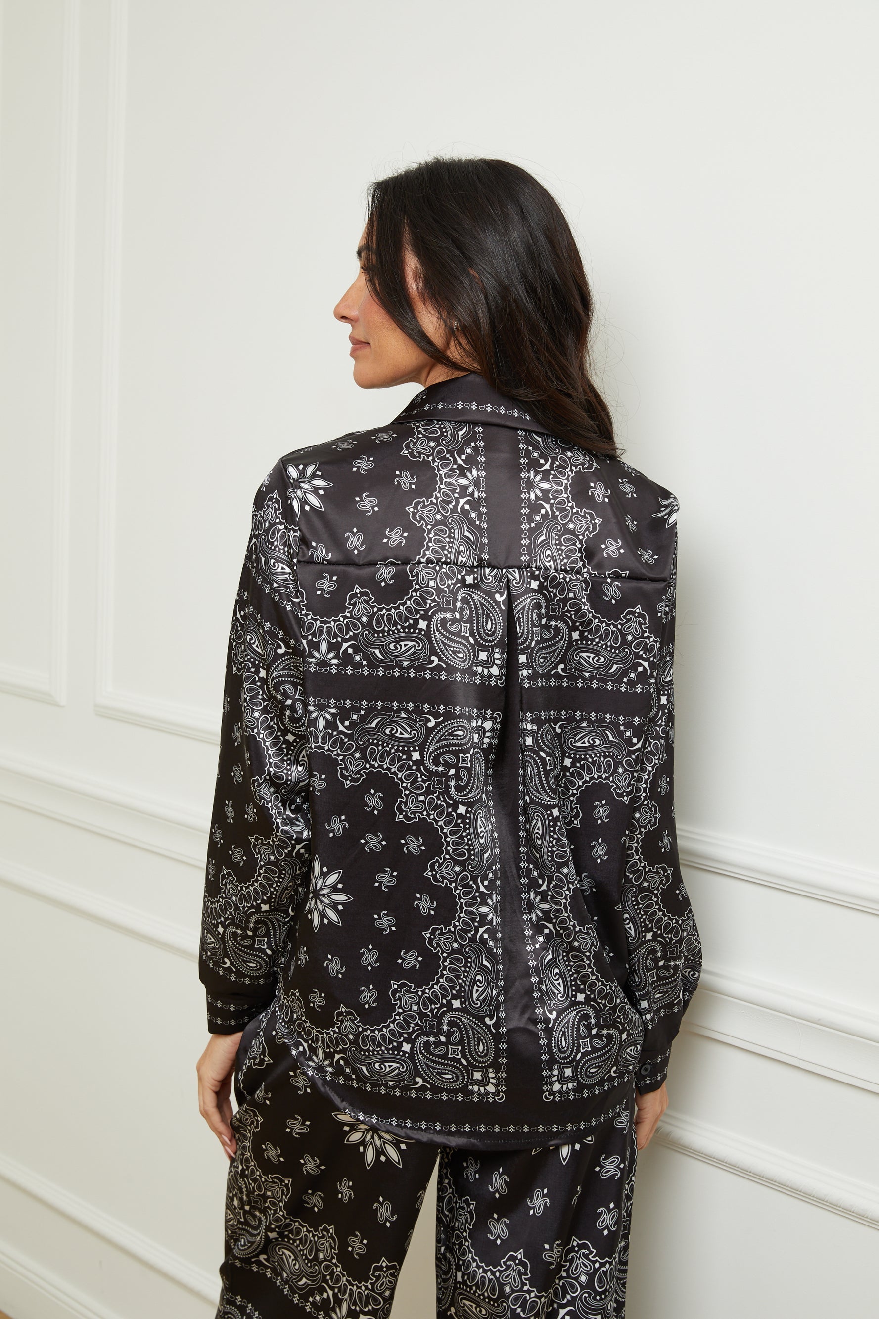 Chemise Bandana - Noir