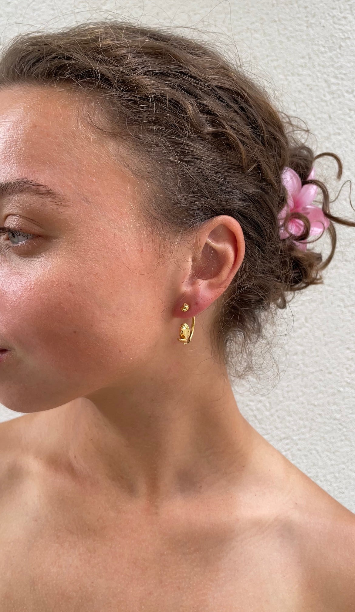 Boucles D'Oreilles Enroll Flower