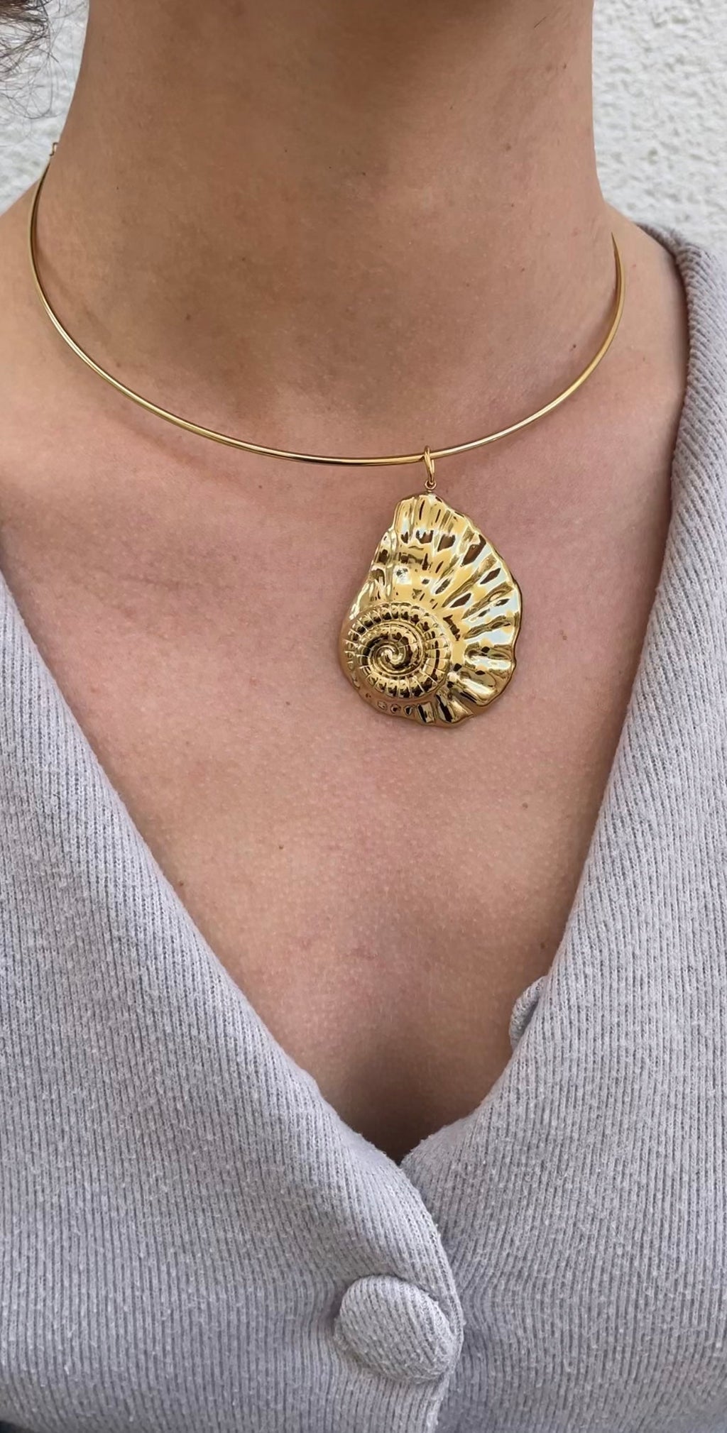 Collier Huge Shell