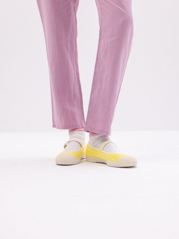 Tennis Babies Eponge Femme - Jaune