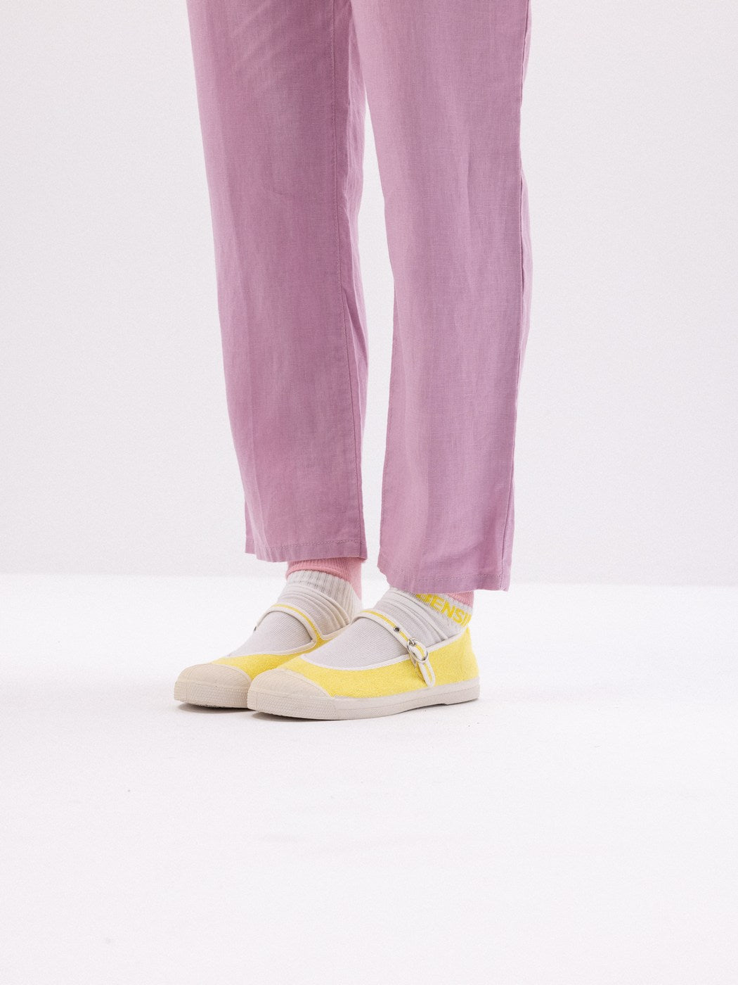 Tennis Babies Eponge Femme - Jaune