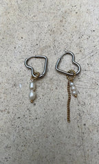 Boucles D'Oreilles Asymetric Heart