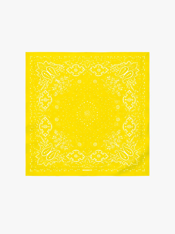 Foulard Carre Bandana - Jaune