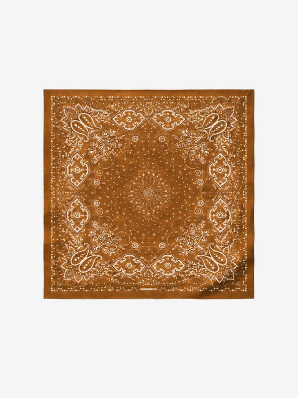 Foulard Carre Bandana - Caramel