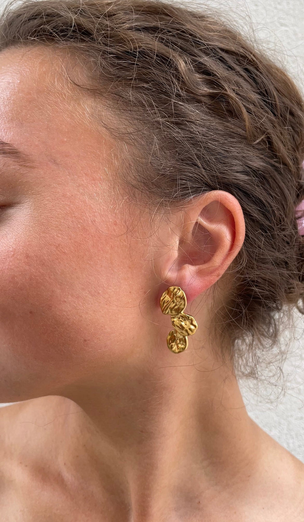 Boucles D'Oreilles Half Petals
