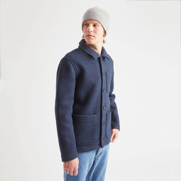Veste Lorge  Wool - Bleu Foncé - Homme