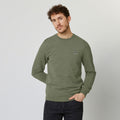 Sweat Col Rond Kaki Donon - Homme