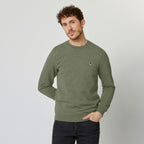 Sweat Col Rond Kaki Donon - Homme