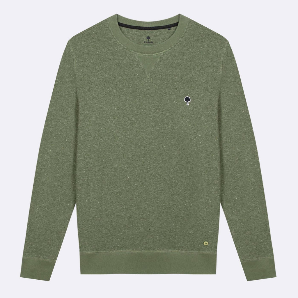 Sweat Col Rond Kaki Donon - Homme