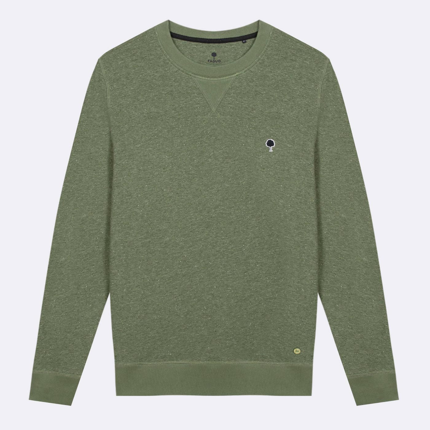 Sweat Col Rond Kaki Donon - Homme