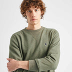 Sweat Col Rond Kaki Donon - Homme