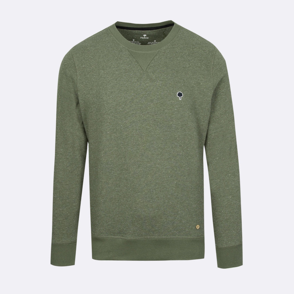 Sweat Col Rond Kaki Donon - Homme