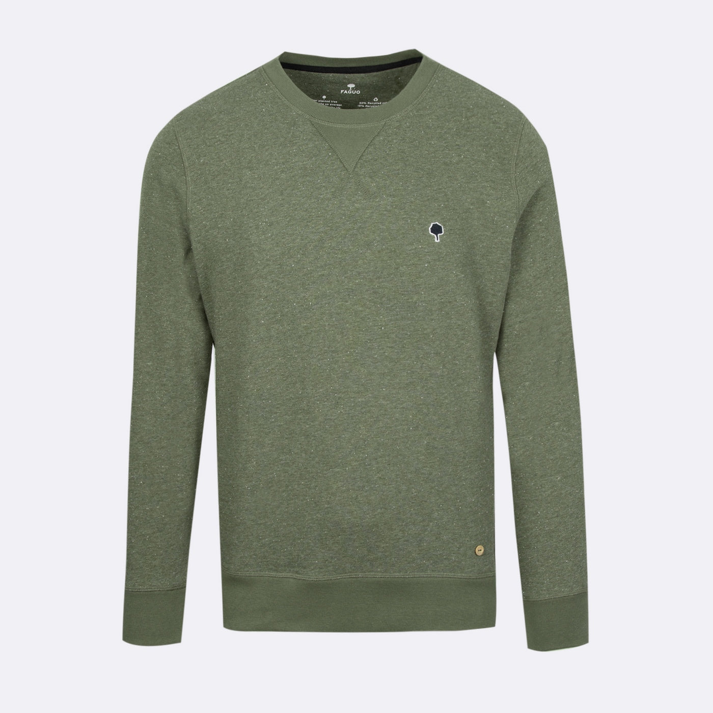 Sweat Col Rond Kaki Donon - Homme