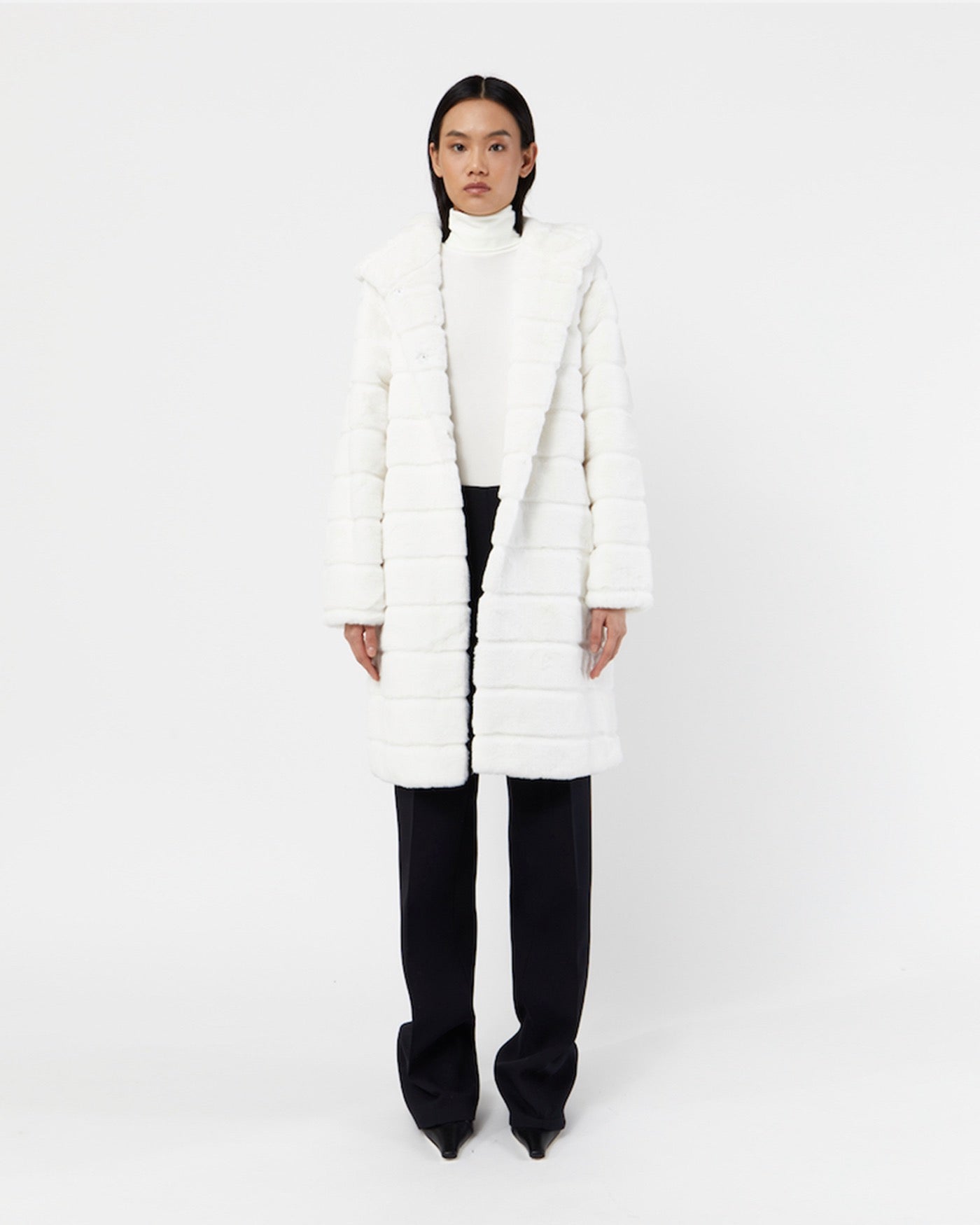 Manteau Celina Ivoire