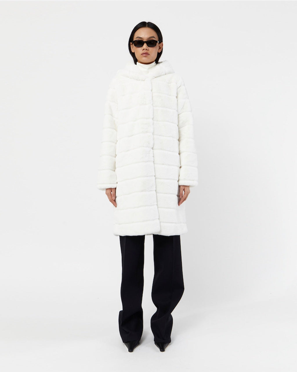 Manteau Celina Ivoire