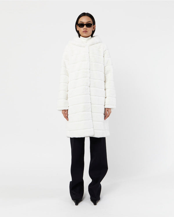 Manteau Celina Ivoire