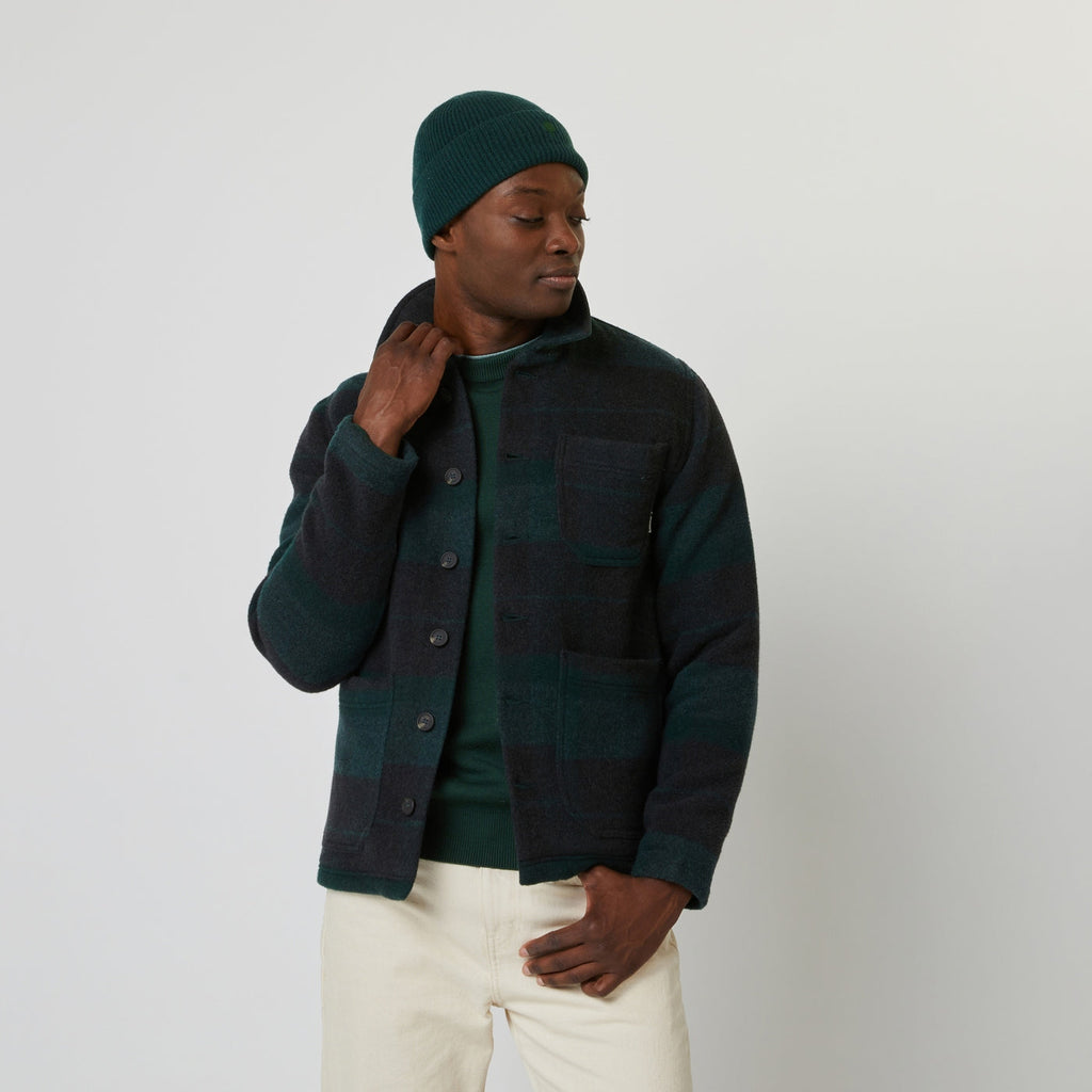 Dark Green Beanny Beany - Homme