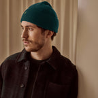 Dark Green Beanny Beany - Homme