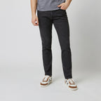 Jean Gris Foncé Denim Slim - Homme