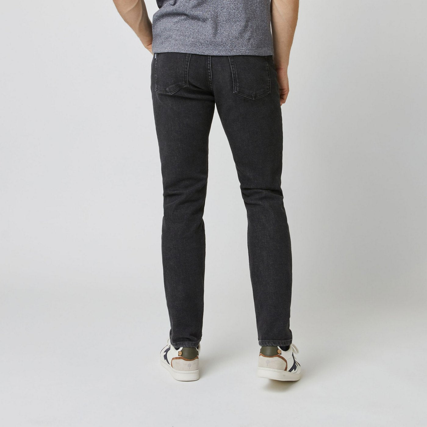 Jean Gris Foncé Denim Slim - Homme