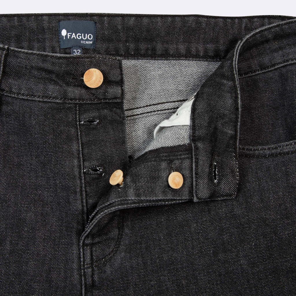 Jean Gris Foncé Denim Slim - Homme