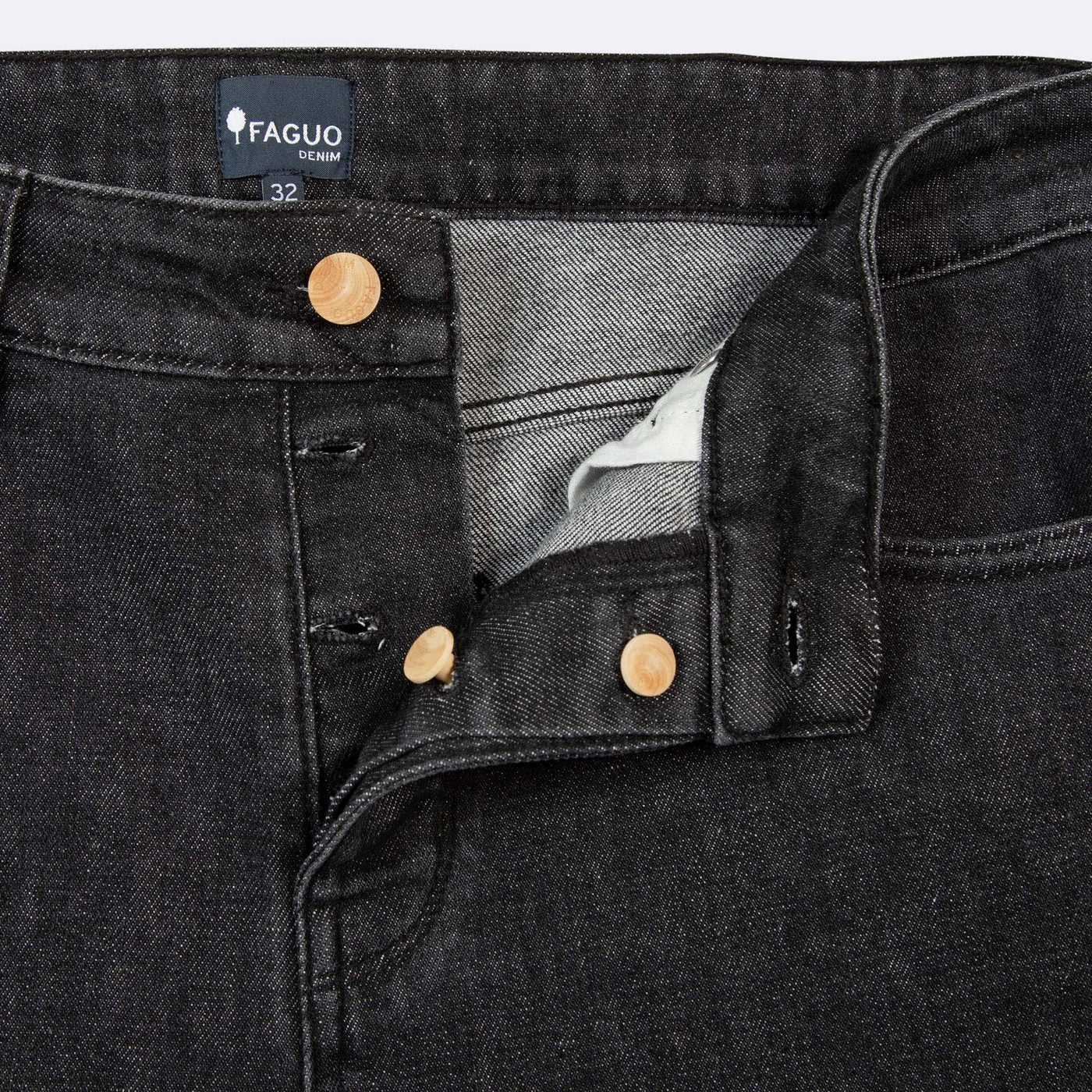 Jean Gris Foncé Denim Slim - Homme