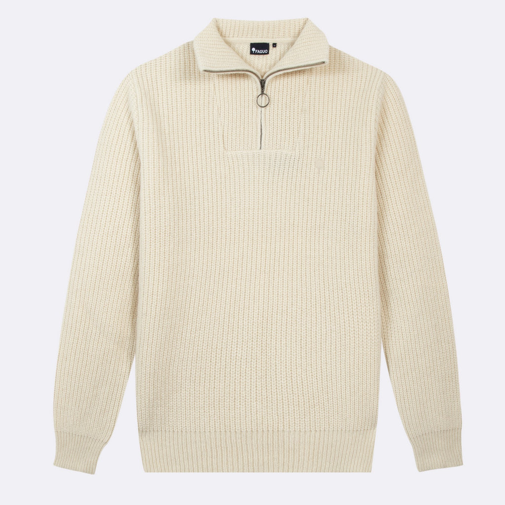 Pull Ardenne  Wool - Ecru - Homme