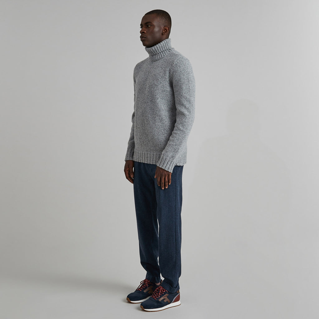 Pull Col Roule Belouve - Gris - Homme