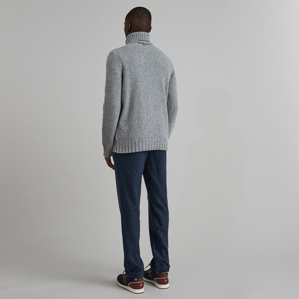 Pull Col Roule Belouve - Gris - Homme