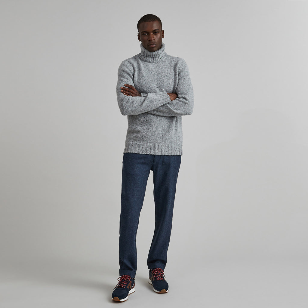 Pull Col Roule Belouve - Gris - Homme