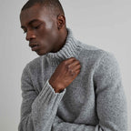 Pull Col Roule Belouve - Gris - Homme