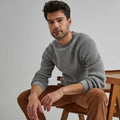 Pull Frehel  Wool - Gris Moyen Mélange - Homme