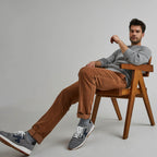 Pull Frehel  Wool - Gris Moyen Mélange - Homme