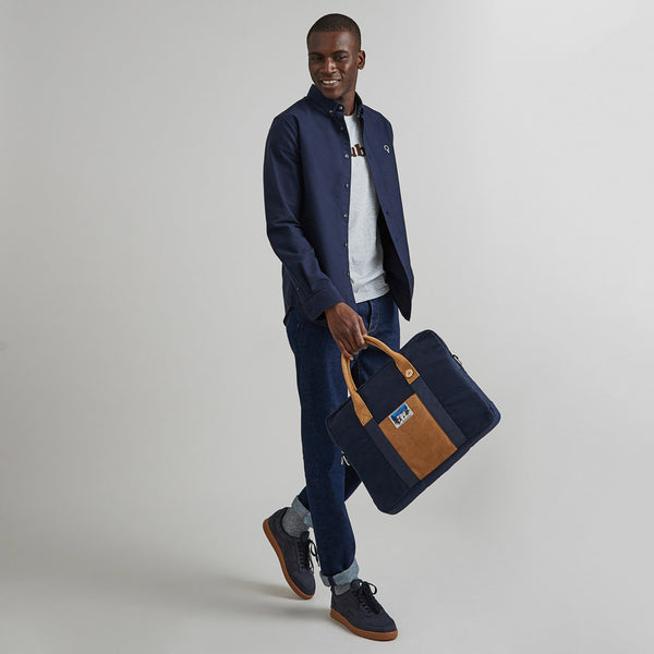 Sac D'Ordinateur Laptop - Bleu Marine - Mixte