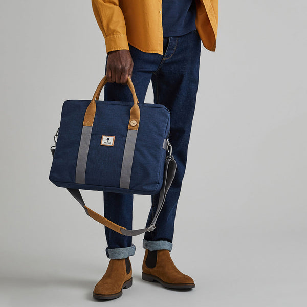 Sac D'Ordinateur Laptop - Bleu Marine - Mixte