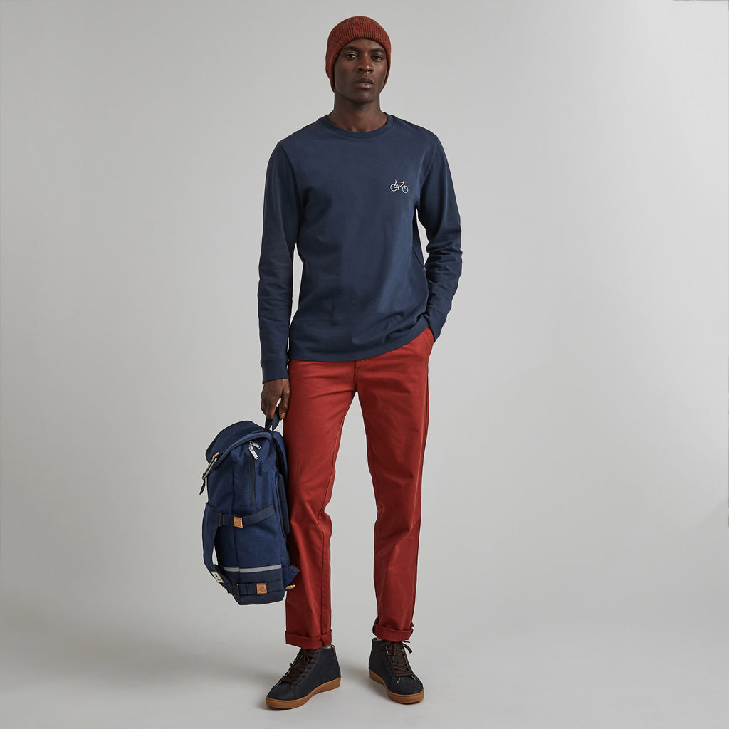 Pantalon Brix  Cotton - Vieux Rouge - Homme