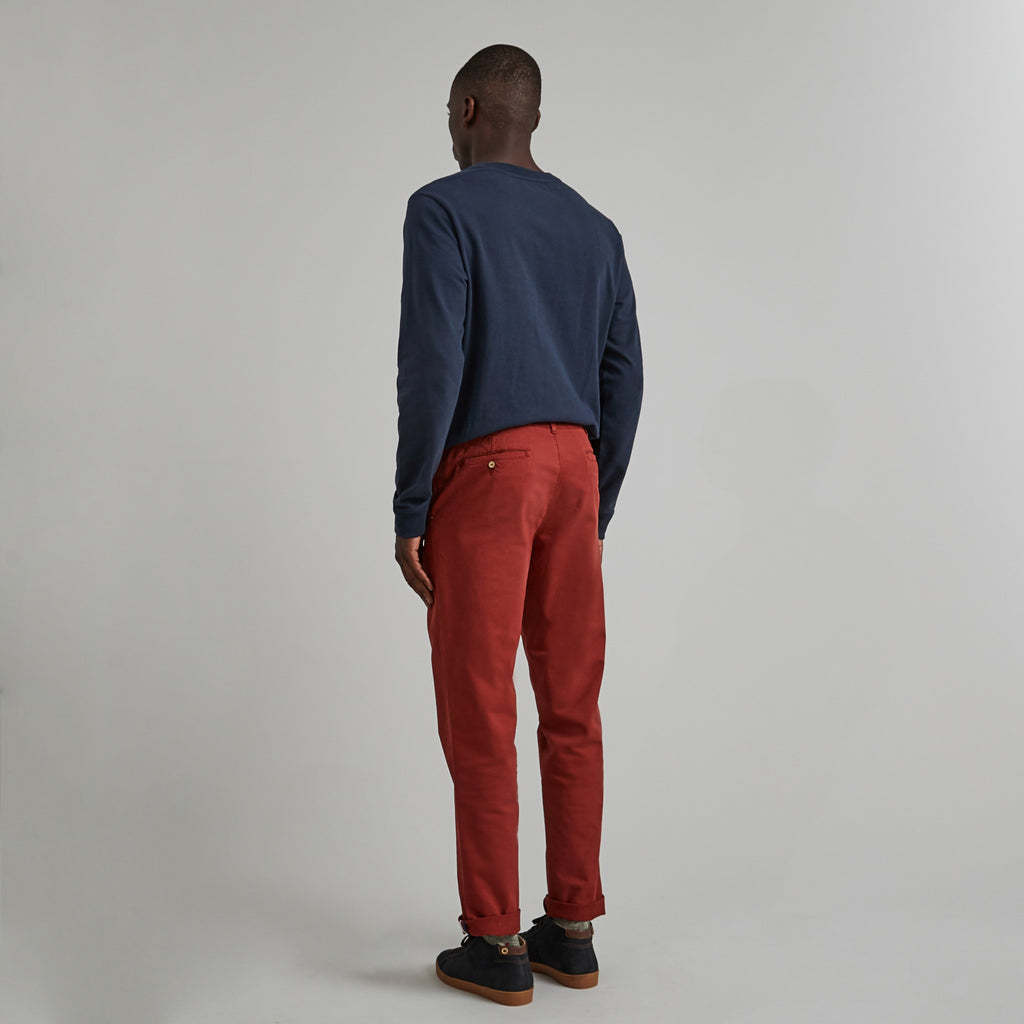 Pantalon Brix  Cotton - Vieux Rouge - Homme