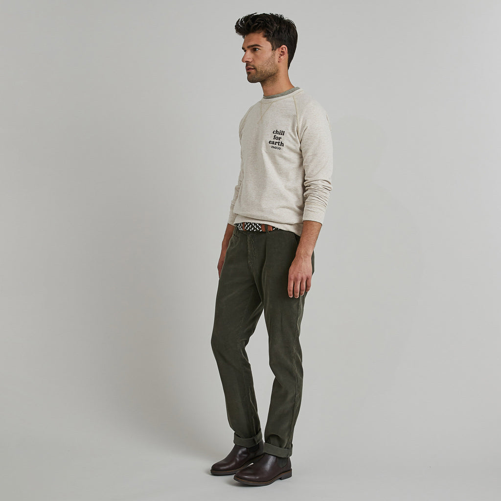 Pantalon Brix R  Cotton - Kaki Foncé - Homme