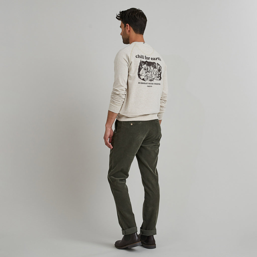 Pantalon Brix R  Cotton - Kaki Foncé - Homme