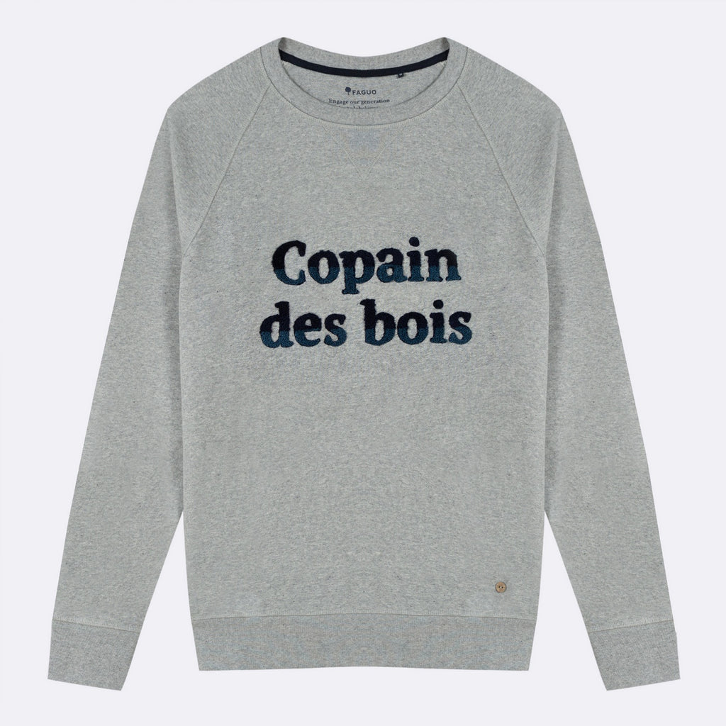 Sweat Darney Cotton - Gris Moyen Mélange - Homme