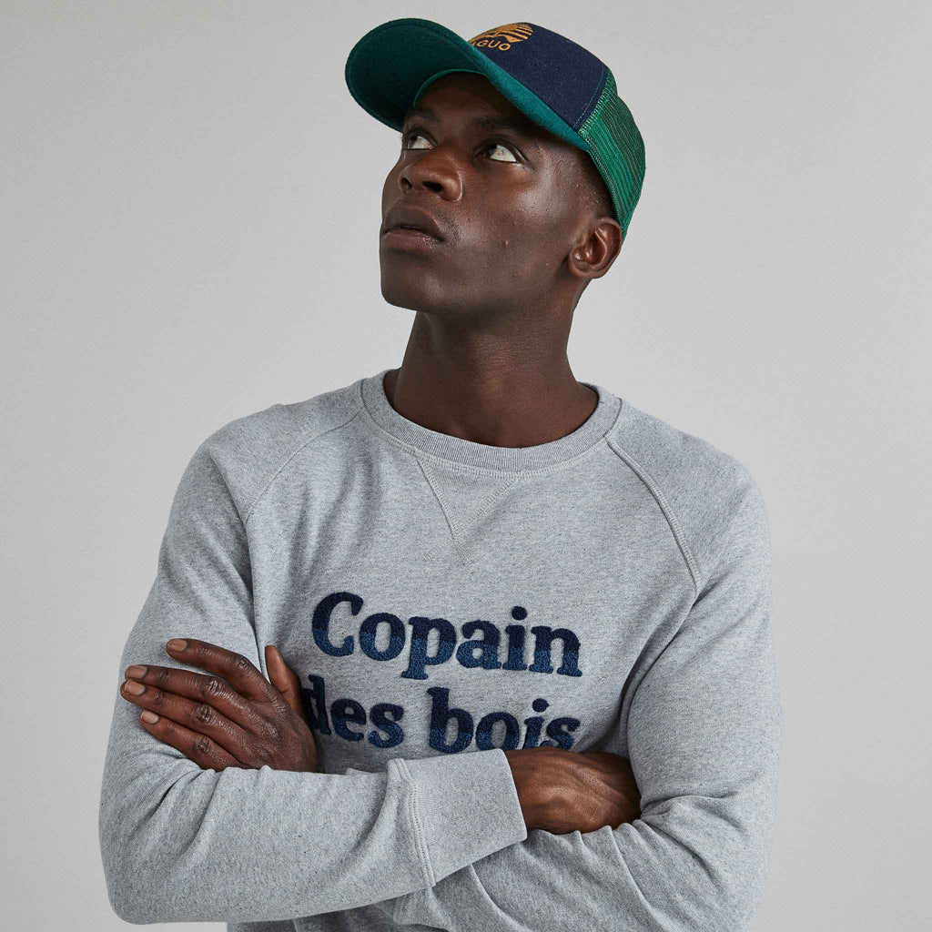 Sweat Darney Cotton - Gris Moyen Mélange - Homme