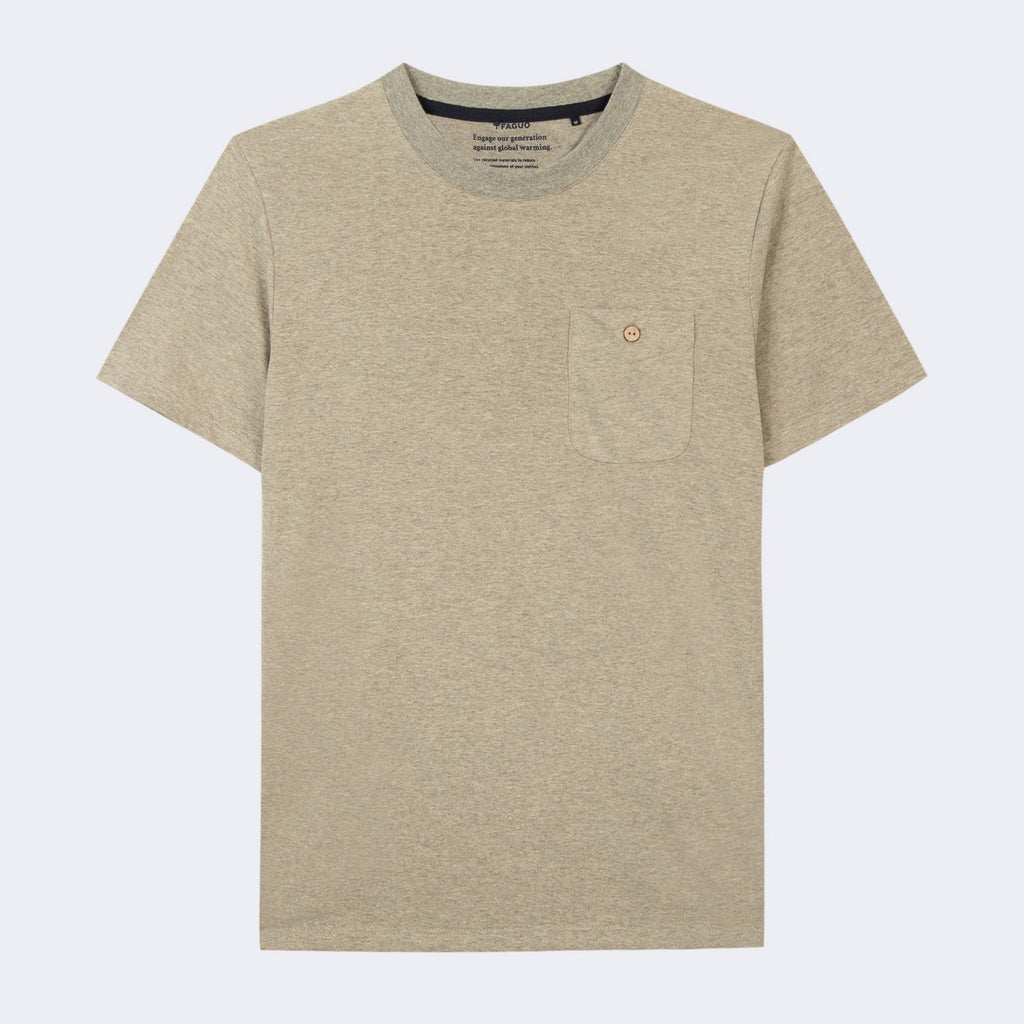 T-Shirt Olonne Cotton - Gris Moyen Mélangé - Homme