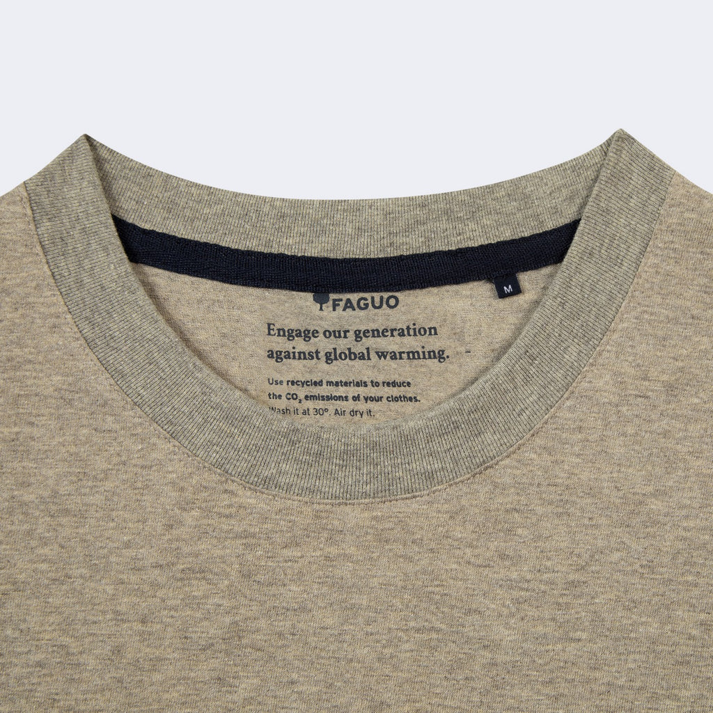 T-Shirt Olonne Cotton - Gris Moyen Mélangé - Homme