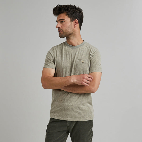 T-Shirt Olonne Cotton - Gris Moyen Mélangé - Homme