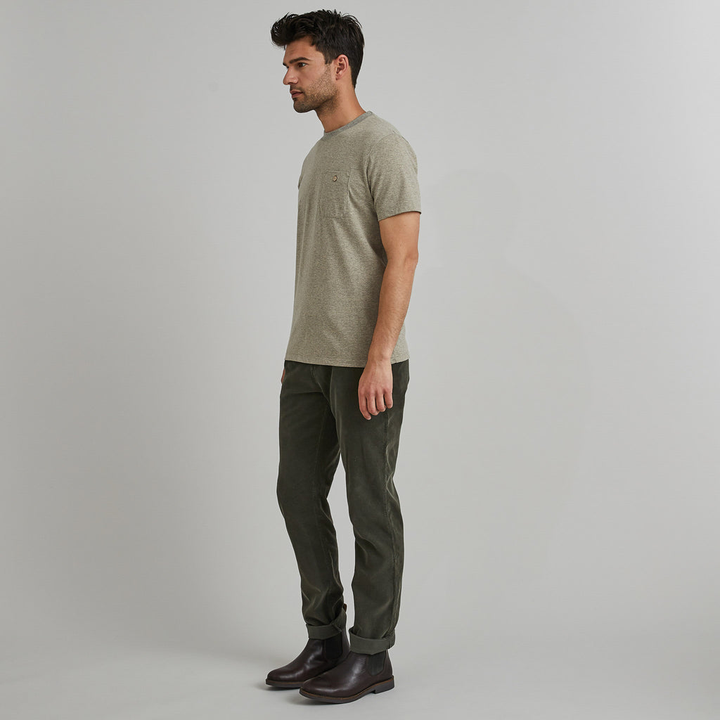 T-Shirt Olonne Cotton - Gris Moyen Mélangé - Homme