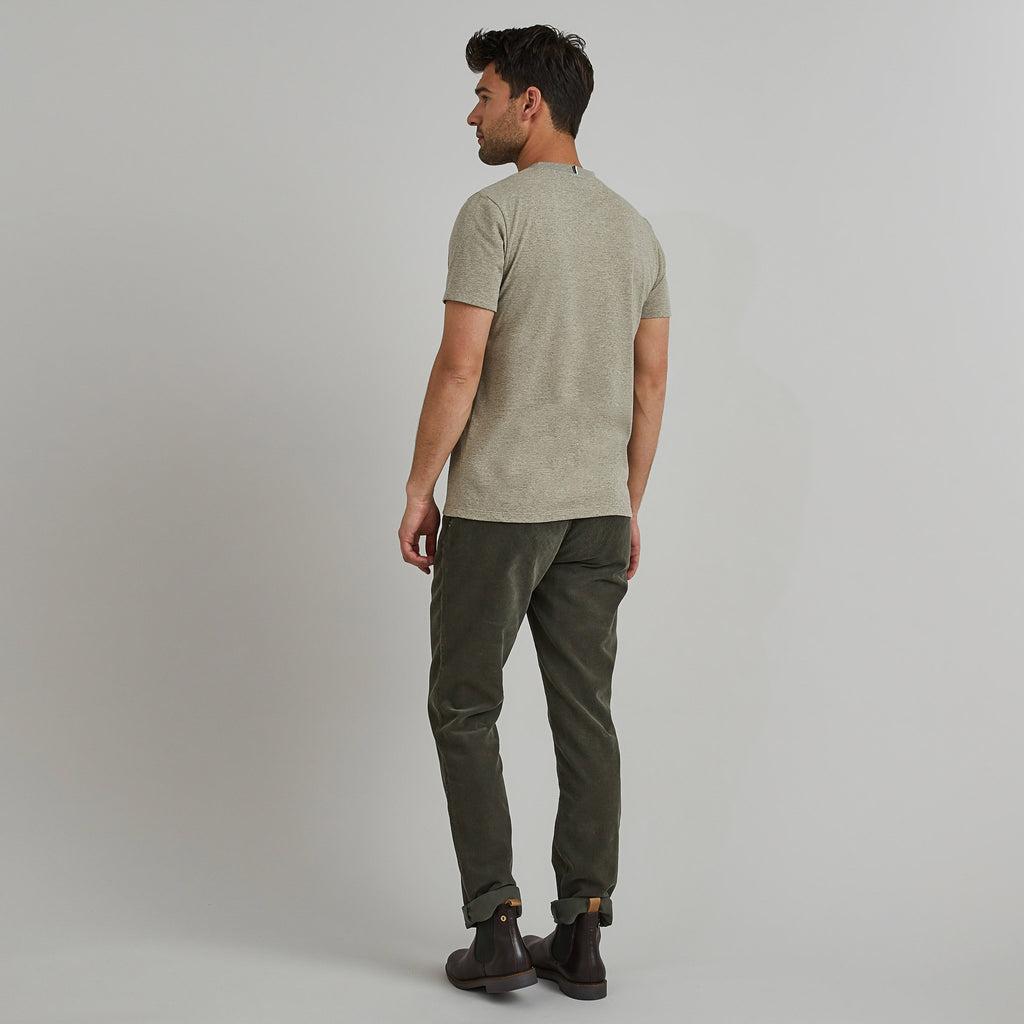T-Shirt Olonne Cotton - Gris Moyen Mélangé - Homme