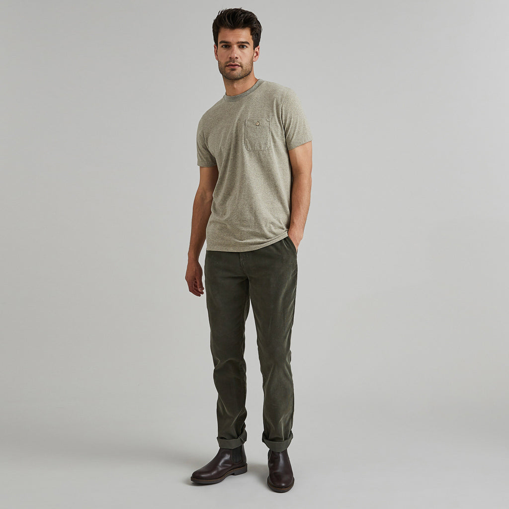 T-Shirt Olonne Cotton - Gris Moyen Mélangé - Homme